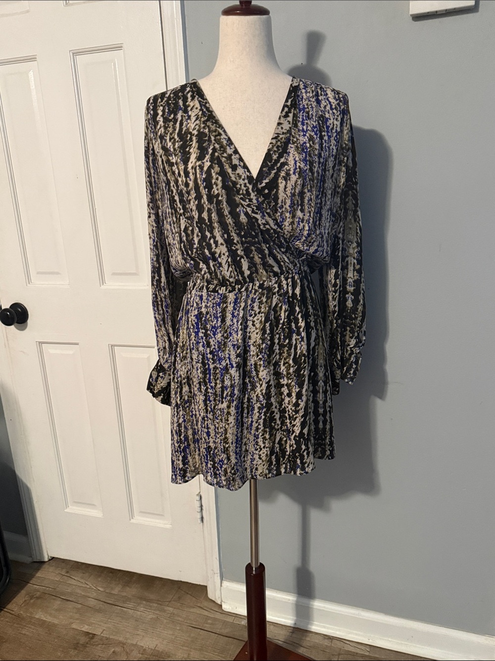 ☀️3 FOR $25 Parker Wrap-Front Mini Dress